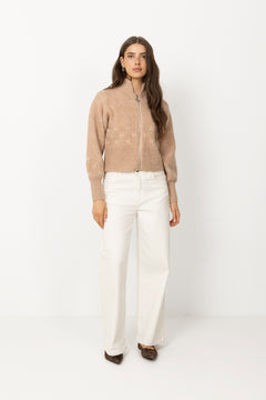 Märtha Jacket Short - Beige Melange