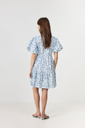 Yascolea Ss Dress - Pristine Blue Donna Print