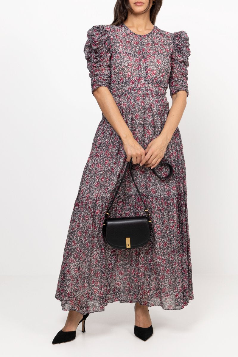 Polo Id Calfskin Mini Saddle Bag - Black