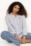 Classic Fit Linen Shirt - Oxford Blue