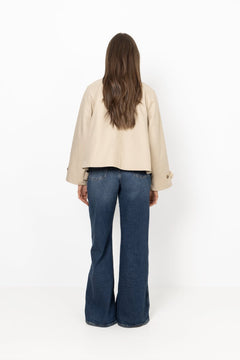 Cotton Twill Jacket - Beige