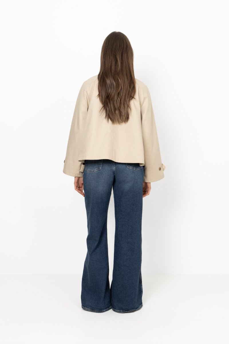 Cotton Twill Jacket - Beige