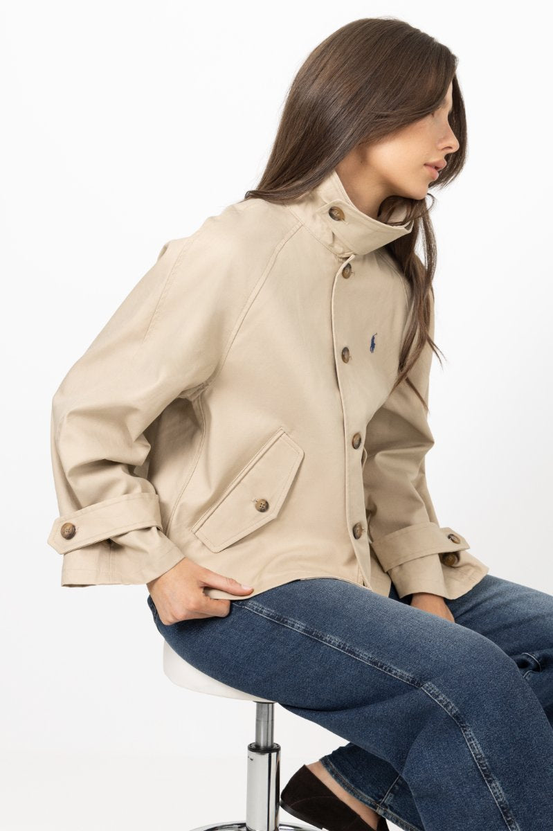 Cotton Twill Jacket - Beige