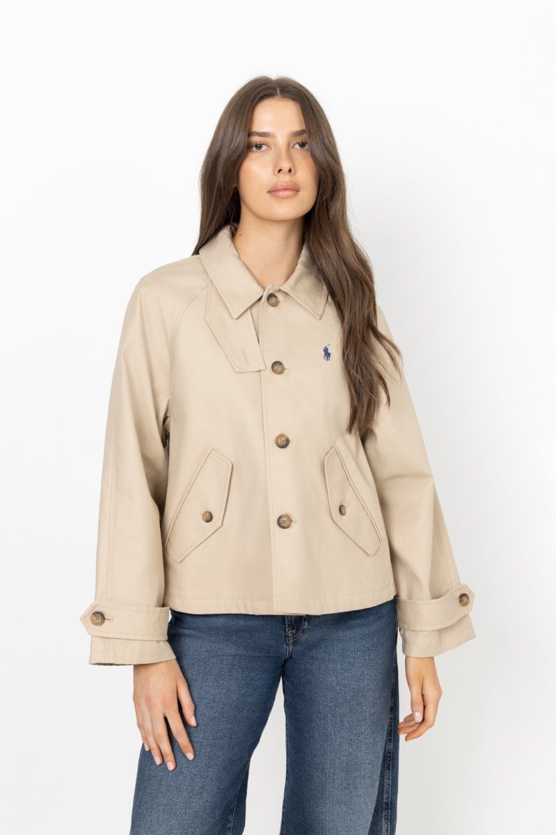 Cotton Twill Jacket - Beige