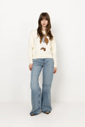 Polo Bear Cotton Crewneck Sweater - Parchment Cream