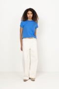 Cotton Jersey Crewneck T-Shirt - Colby Blue