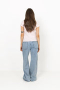 Cotton Jersey Crewneck T-Shirt - Pink Sand