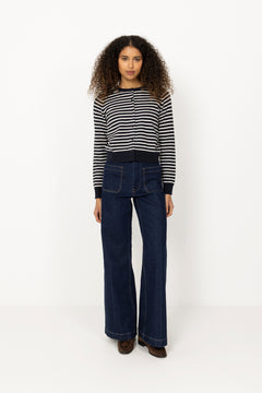 Woven Flare Pants - Kinsey Wash