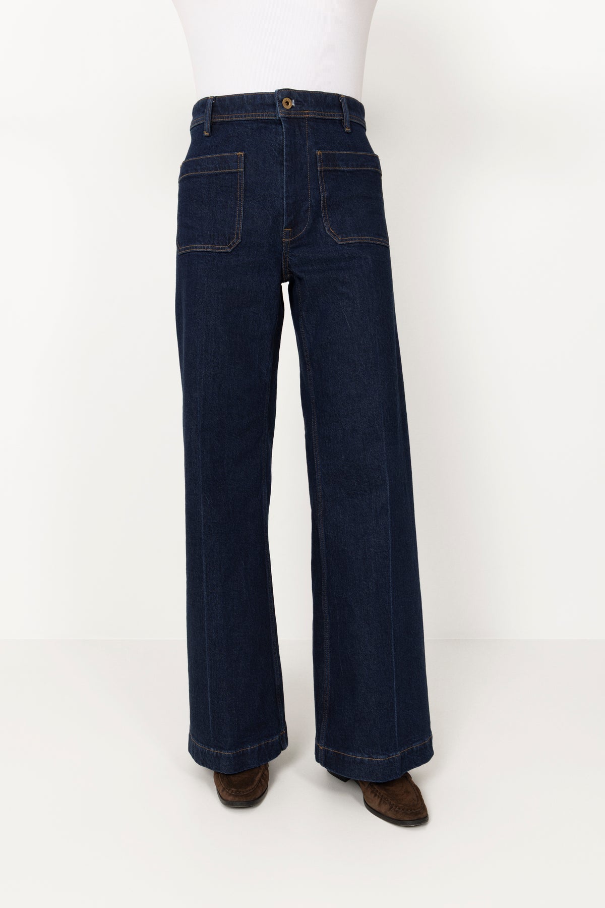Woven Flare Pants - Kinsey Wash
