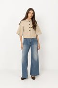 Woven Flare Pants - Arlit Wash