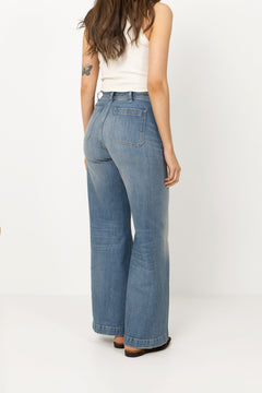 Woven Flare Pants - Arlit Wash