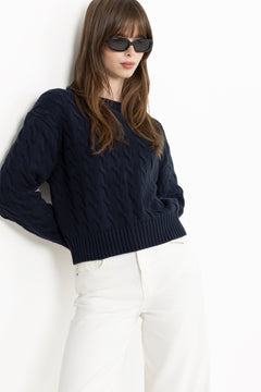 Sweater-Pullover - Hunter Navy