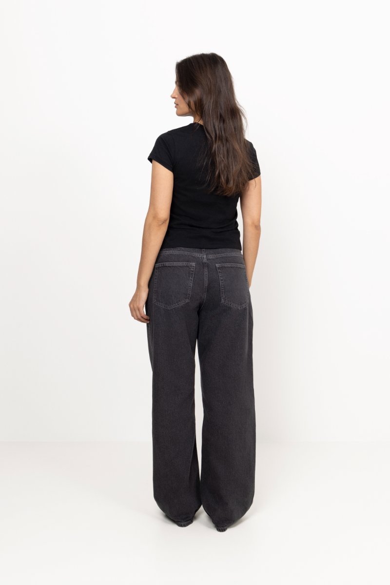 Cotton Jersey Crewneck T-Shirt - Polo Black