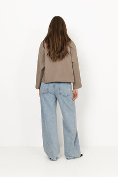 Cotton Pol Delish Jacket - Walnut