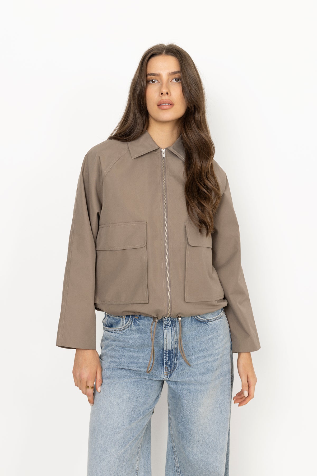 Cotton Pol Delish Jacket - Walnut
