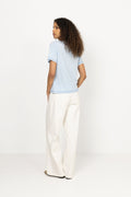 Single Cotton Grace Tee - Cashmere Blue