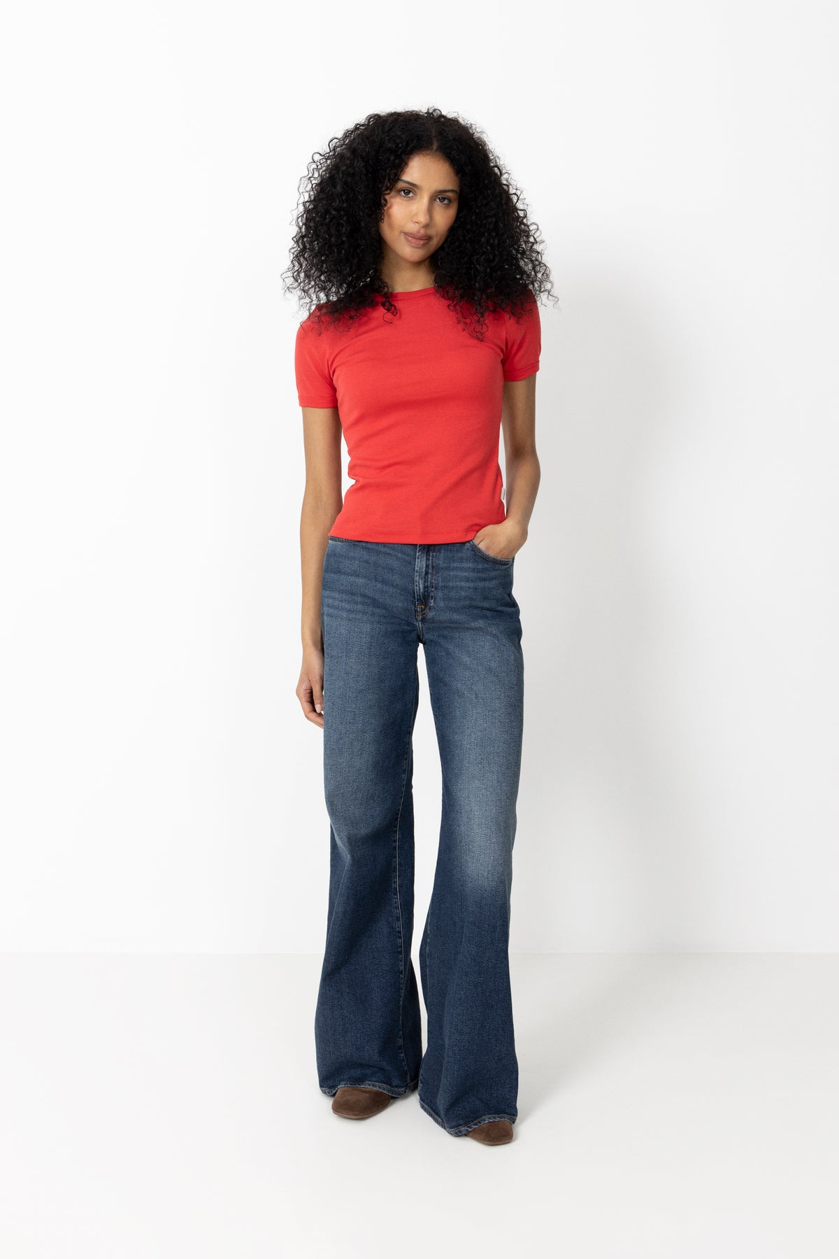 Grace Jersey June Tee - Goji Berry