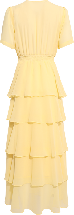 Imogene Solid Dress - Yellow