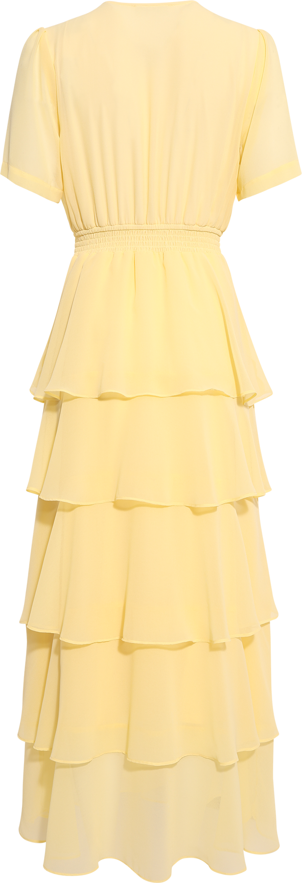 Imogene Solid Dress - Yellow