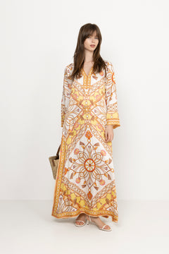 Laylani Kaftan Dress - Gold
