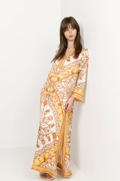 Laylani Kaftan Dress - Gold