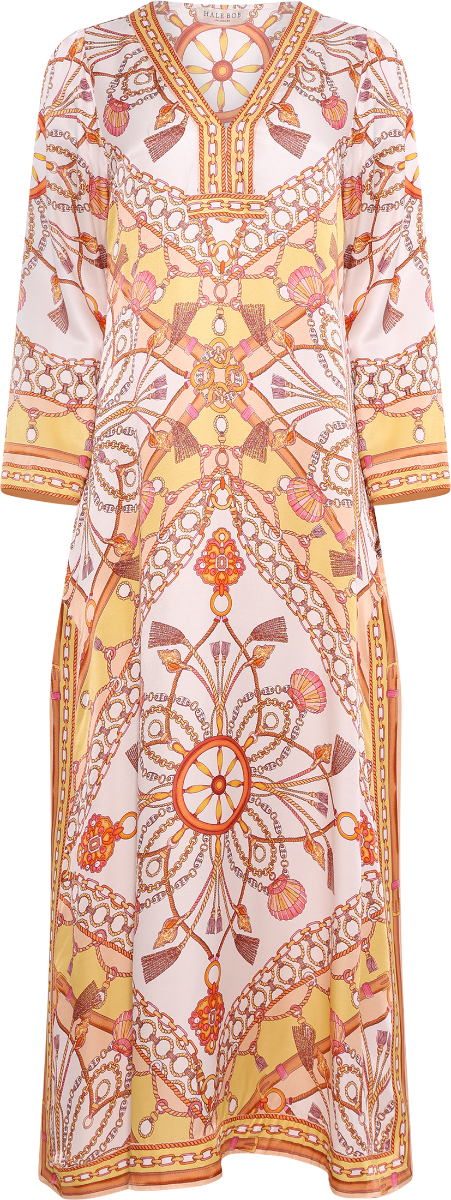 Laylani Kaftan Dress - Gold