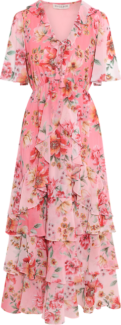 Carina Dress - Coral