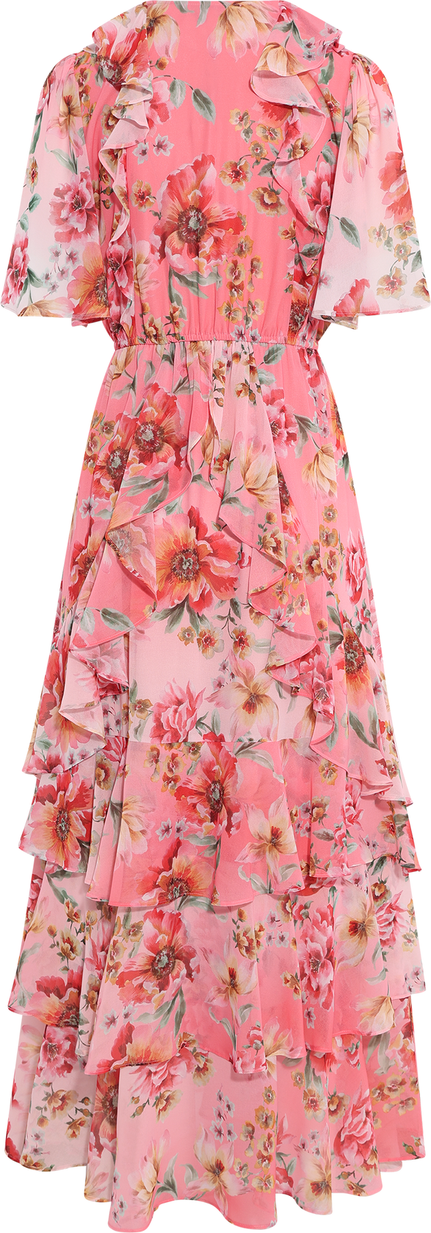 Carina Dress - Coral