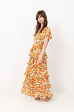 Milena Dress - Orange