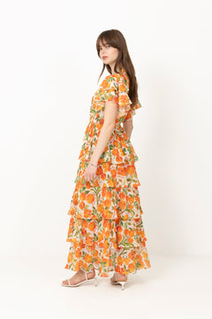 Milena Dress - Orange