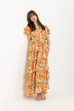 Milena Dress - Orange