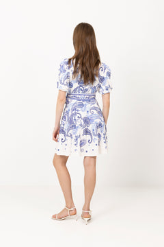 Zhuri Dress - Navy