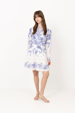 Eilish Short Dress - Navy