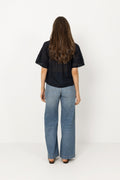 Siama S Voile Blouse - Navy