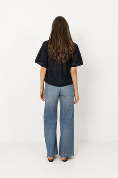 Siama S Voile Blouse - Navy