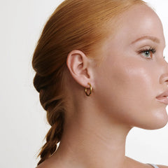 Hollie Hoop Earrings 21mm - Gold
