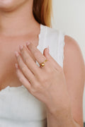Iselin Heart Ring - Gold
