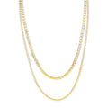 Melina Crystal Necklace - Gold