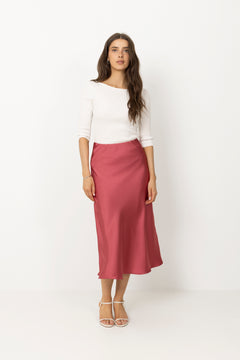 Bovary Skirt - Cherry Pink