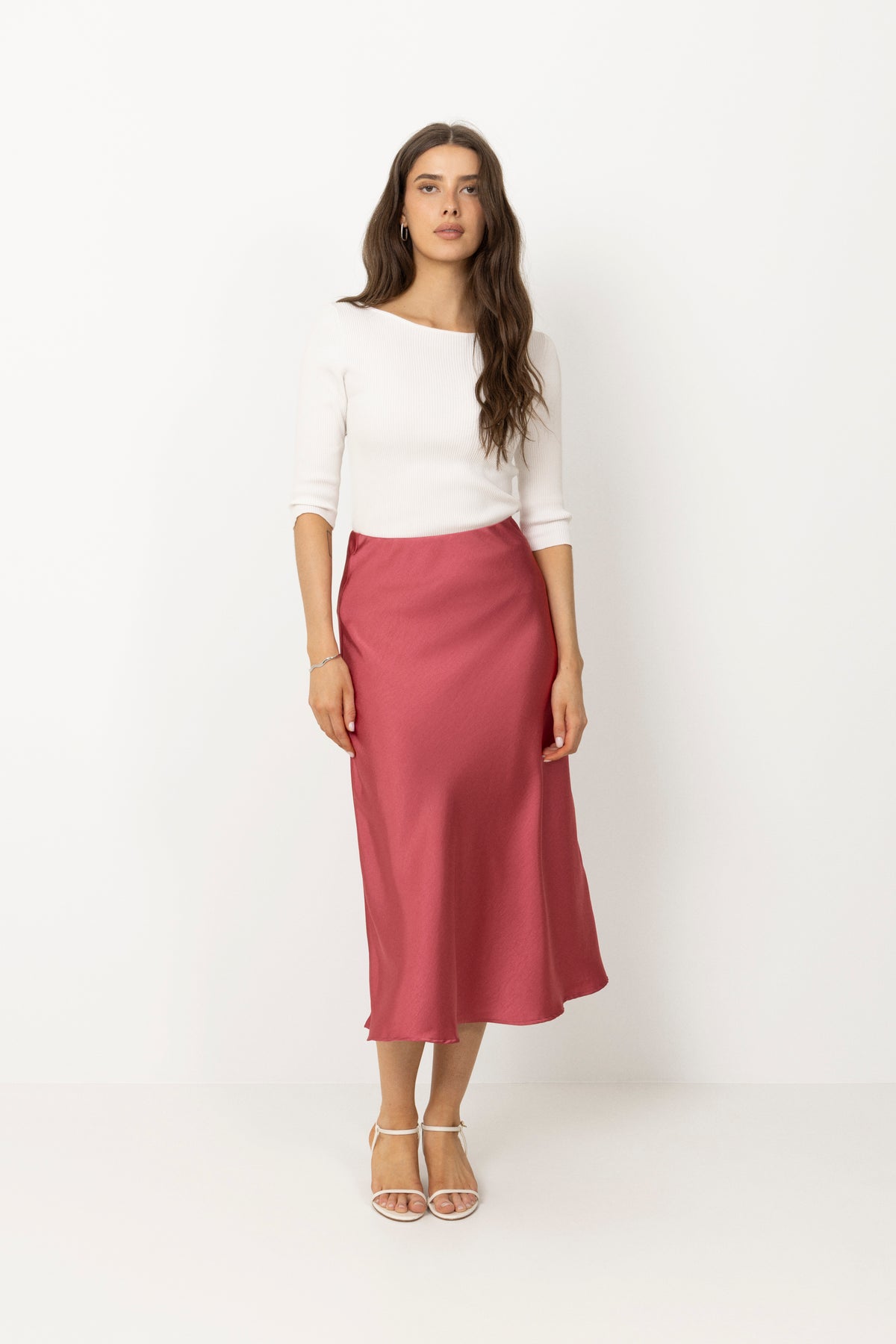 Bovary Skirt - Cherry Pink