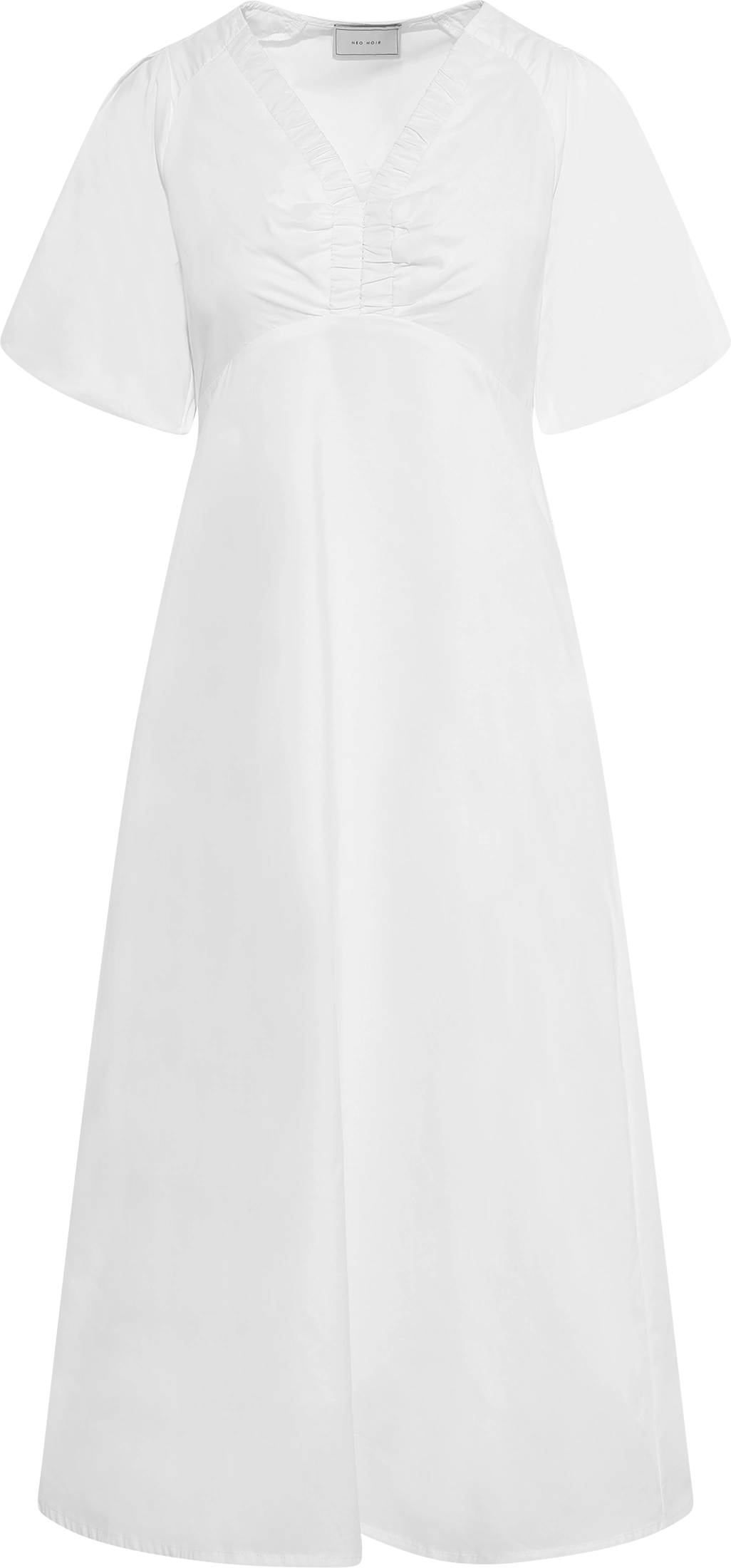 Illana Poplin Dress - White
