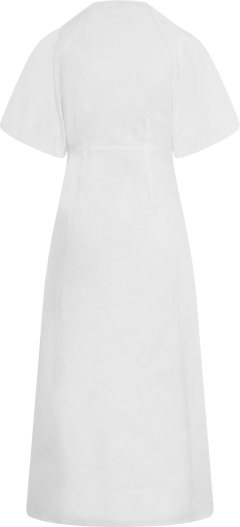 Illana Poplin Dress - White