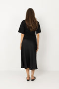 Asha Boxy Tee - Black