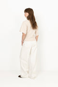 Asha Boxy Tee - Ivory