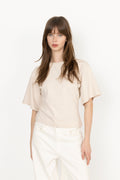 Asha Boxy Tee - Ivory
