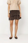 Carin R Skirt - Dark Brown