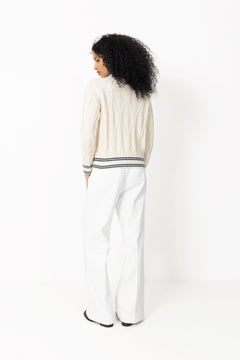 Positano Knit Sweater - Cream