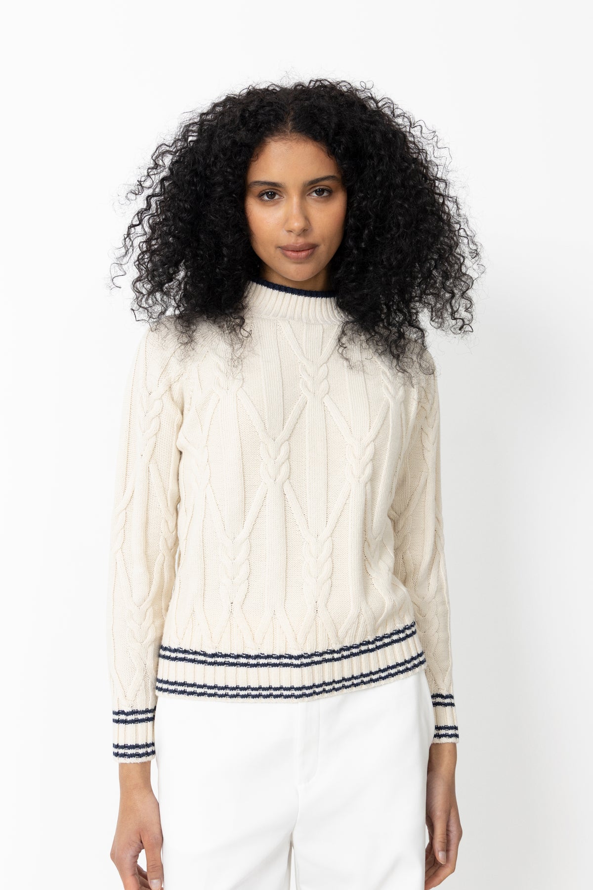 Positano Knit Sweater - Cream
