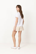 Amalfi Shorts 4" - Cream