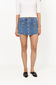 Button Front Skort - Work For It